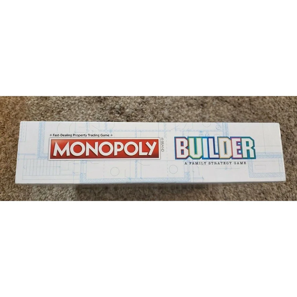 Monopoly Builder Board Game Strategy Game - Brand New Factory Sealed